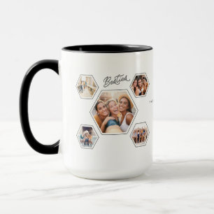 Beste Freundinnen Zehn-Foto-Namen und Jahr Maßgesc Tasse