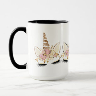 Beste Freundschaft Geschenk Zwei Unicorn Aquarell  Tasse