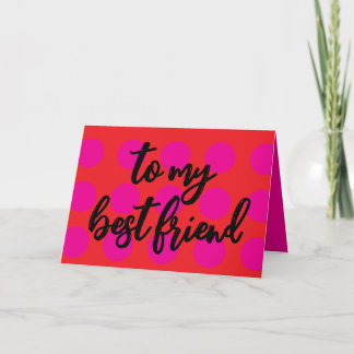 Beste Freundschaftskarte Ankündigung