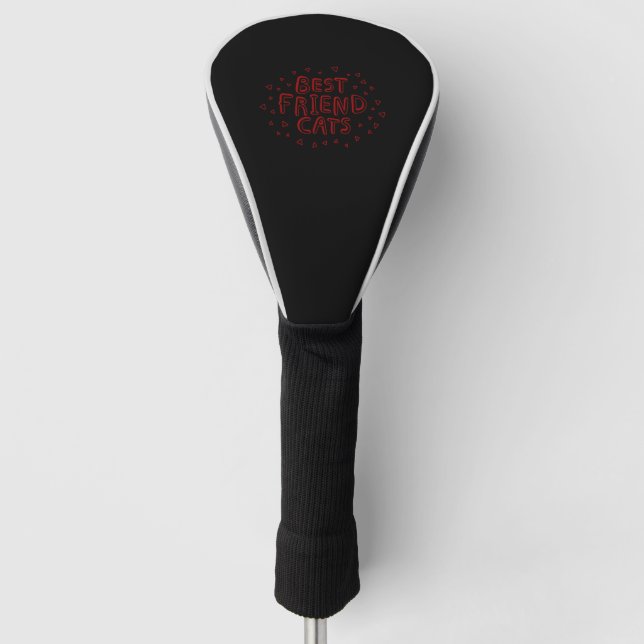 Beste Freundschaftskatzen Golf Headcover (Vorderseite)