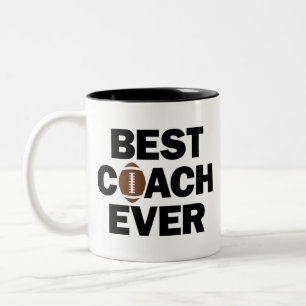 Beste Fußballtrainer je Sport Zweifarbige Tasse