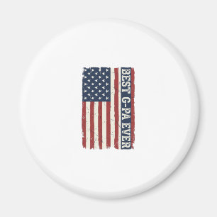 Beste G-PA Aller Patrioten Flagge Vintage-Shirt-De Magnet