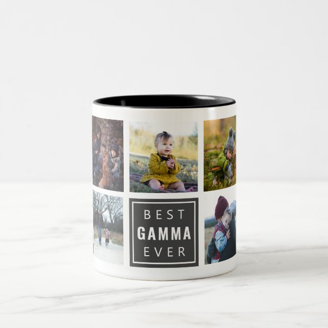 Beste Gamma-Foto-Tasse Zweifarbige Tasse (Mittel)