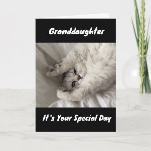 BESTE GEBURTSTAGE JE BIS ***GRANDAUGHTER***-KARTE KARTE