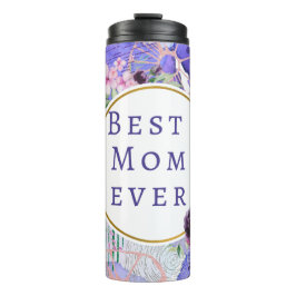 Beste gedruckte Mutter je lila thermische Tumbler Thermosbecher