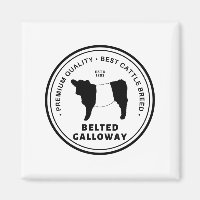 Beste gelb Galloway Rasse Abzeichen Belohnungen