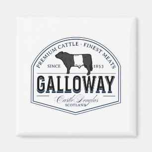Beste gelb Galloway Rasse Abzeichen Belohnungen Magnet