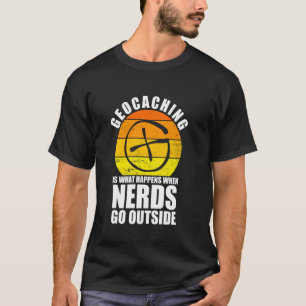 Beste Geocaching-Kunst für Männer Frauen Geocacher T-Shirt