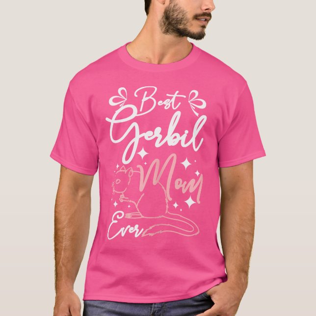 Beste Gerbil-Mama je T-Shirt (Vorderseite)