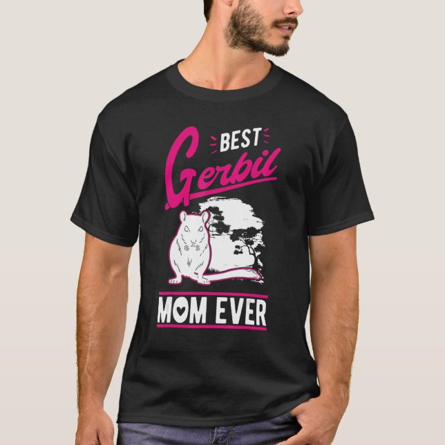 Beste Gerbil-Mama je T-Shirt (Vorderseite)