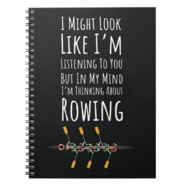 Beste Geschenke für Crew Rowers Funny Rowing Spric Notizblock