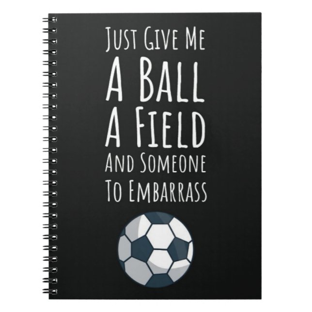 Beste Geschenke für Fußball-Spieler für sein Sport Notizblock (Vorderseite)