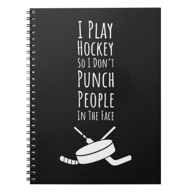 Beste Geschenke für Hockey Spieler Athlete Team Sp Notizblock (Vorderseite)