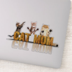 Beste Geschenke für Katzenbesitzer Katzenmama Aufkleber