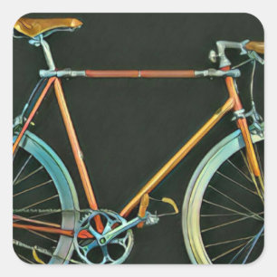 Beste Geschenke für Radfahrer 2022 Quadratischer Aufkleber