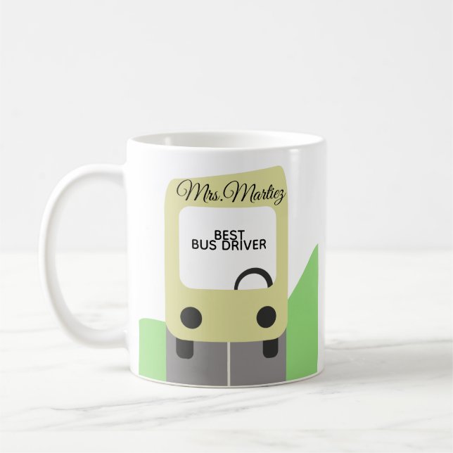 Beste Geschenke für Schulbusfahrer Kaffeetasse (Links)