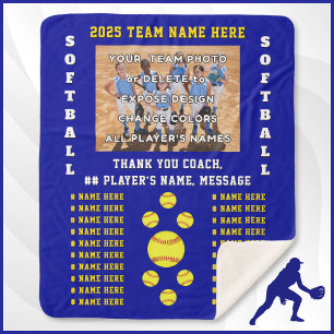 Beste Geschenke für Softball-Trainer, Spieler! Sof Sherpadecke