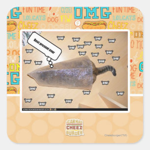 Beste Geschenkveranstaltung Quadratischer Aufkleber