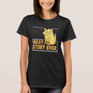 Beste Geschichte überhaupt Grumpy  Katze mit Kaffe T-Shirt