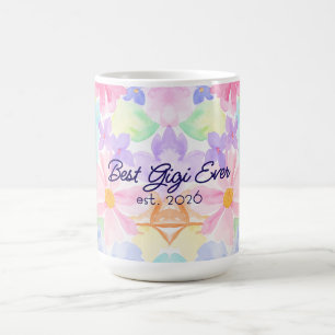 Beste Gigi Muttertag Wasserfarben Blumen Kaffeetasse