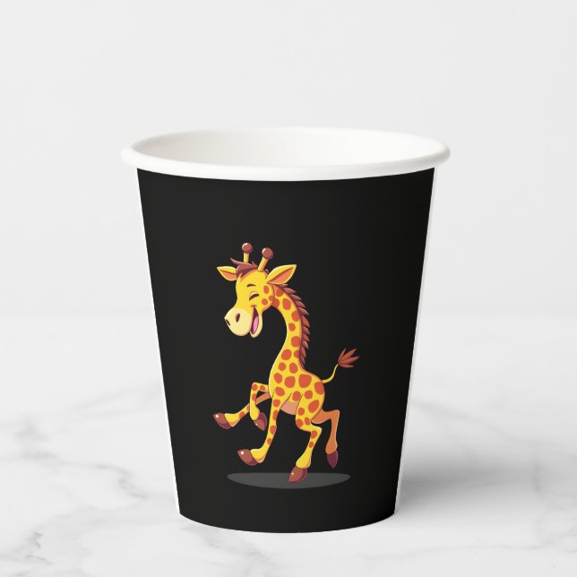 Beste Giraffe Kunst für Männer Frauen Erwachsene G Pappbecher (Vorderseite)