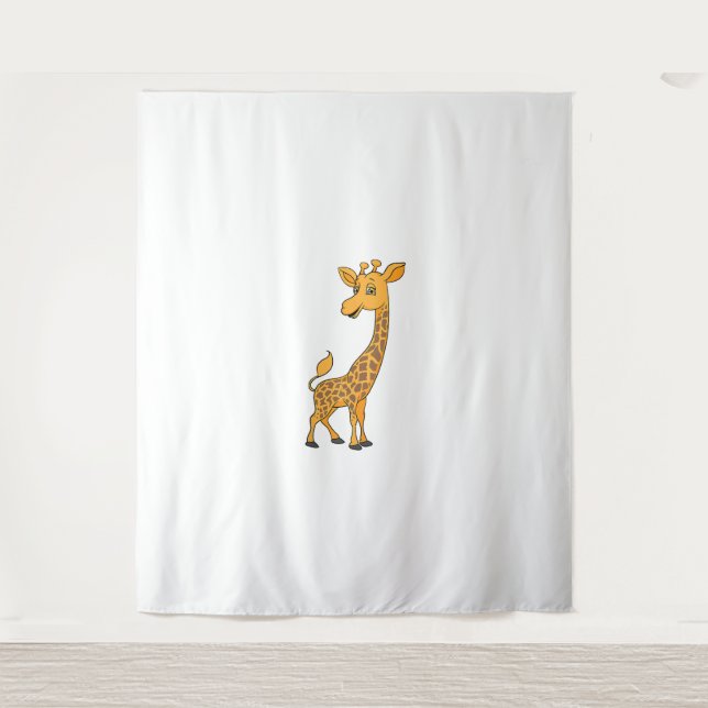 Beste Giraffe Kunst für Männer Frauen Erwachsene G Wandteppich (Vorderseite)