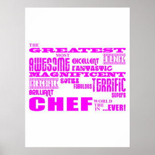 Beste Girls Köche Geburtstage : Rosa Bester Koch Poster