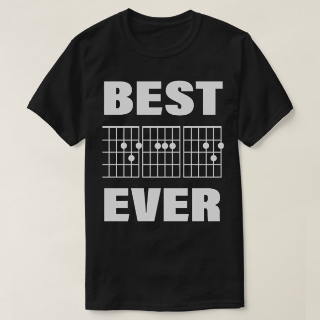 Beste Gitarre Vater je - Funny Guitar Gift für Vat T-Shirt (Design vorne)
