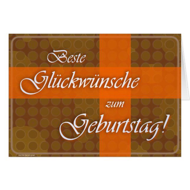 Beste Glückwünsche (Vorderseite (Horizontal))