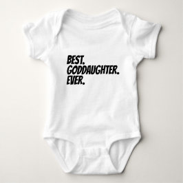 Beste Godtochter je Baby Strampler