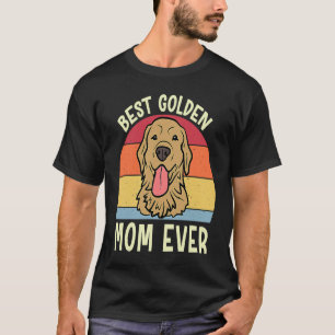 Beste Golden Dog Mama Golden Retriever Hundemama f T-Shirt
