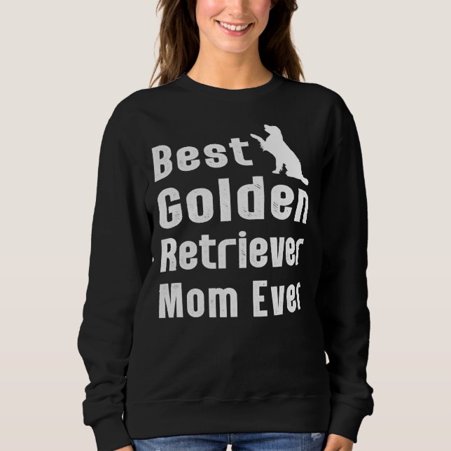 Beste Golden Retriever Mama Sweatshirt (Vorderseite)
