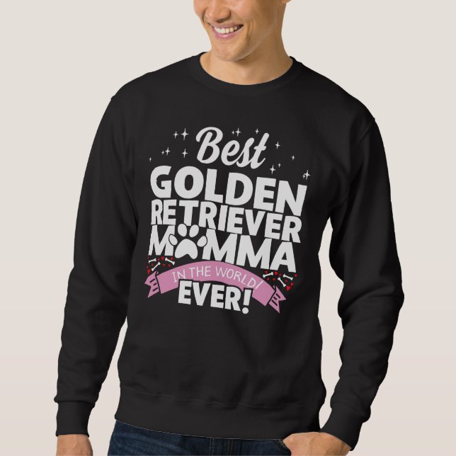 Beste Golden Retriever Mama Sweatshirt (Vorderseite)