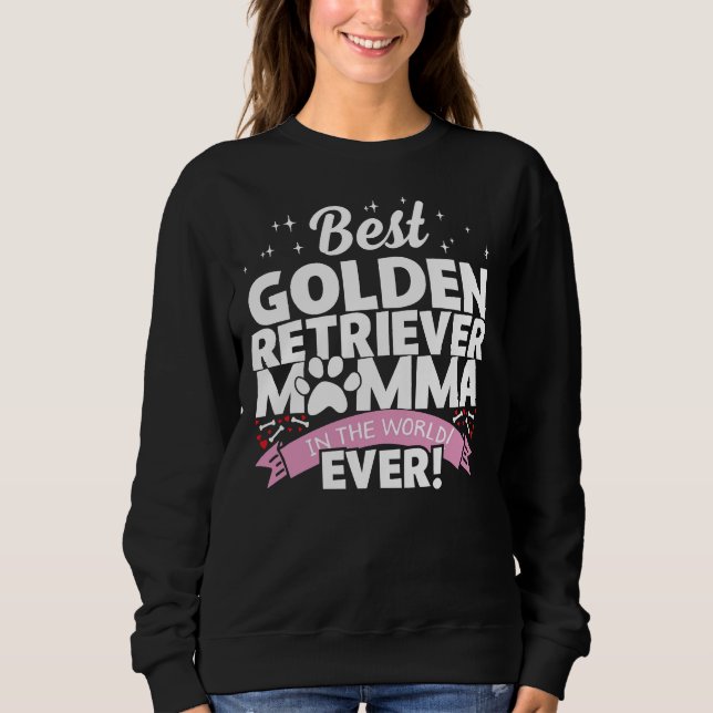 Beste Golden Retriever Mama Sweatshirt (Vorderseite)