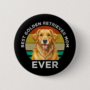 Beste Golden Retriever-Mutter überhaupt Button