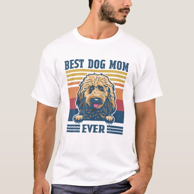 Beste Goldendoodle-Mama Ever Funny Dog Mama Mutter T-Shirt (Vorderseite)