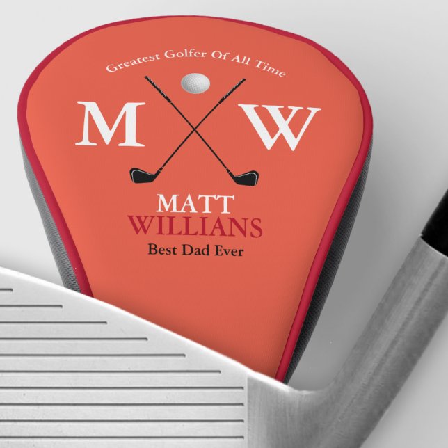 Beste Golfer Monogram, kundenspezifisch Golf Headcover (Von Creator hochgeladen)