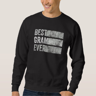 Beste Gram Ever Grandma Mama Nordic Walking in der Sweatshirt