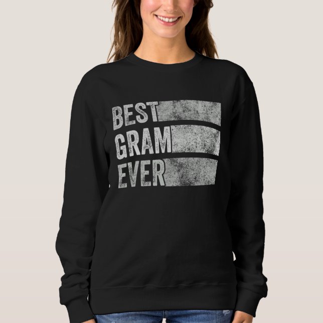 Beste Gram Ever Grandma Mama Nordic Walking in der Sweatshirt (Vorderseite)