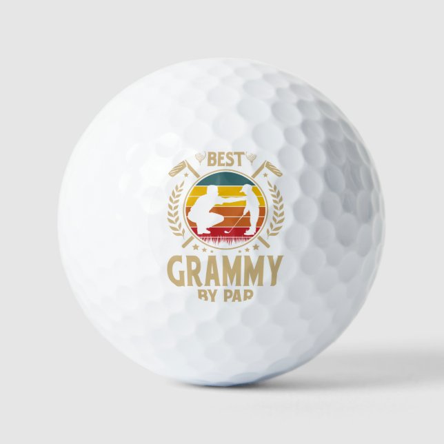 Beste GRAMME nach Par Vintag Golfball (Vorderseite)