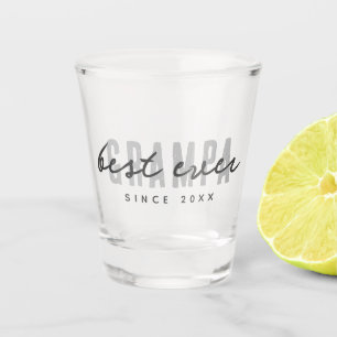Beste Grampa seit 20XX Moderne, einfache Preppy Schnapsglas