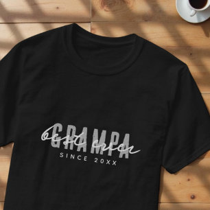 Beste Grampa seit 20XX Moderne, einfache Preppy T-Shirt