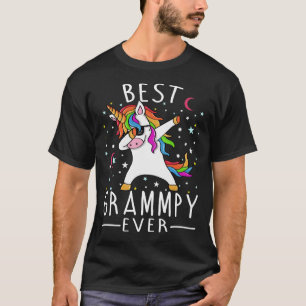 Beste Grampie je Dabbing Einhorn T-Shirt