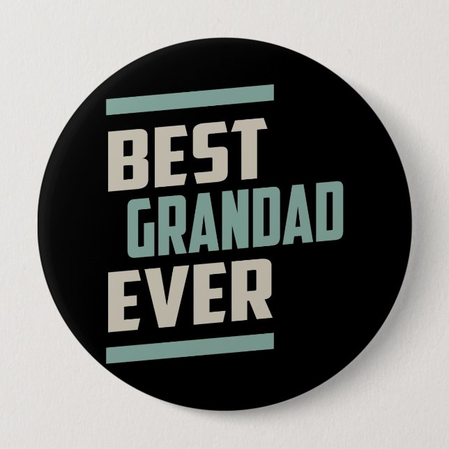 Beste Grandad je Button (Vorderseite)