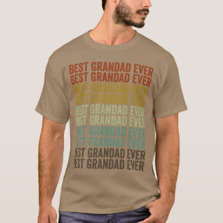 Beste Grandad-jemals-Vatertag Großvater Familie T-Shirt