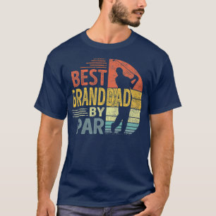 Beste Granddad by Par Vatertag Golf Geschenke T-Shirt