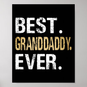 Beste Granddaddy-Geschenke von Grandtochter Gran Poster