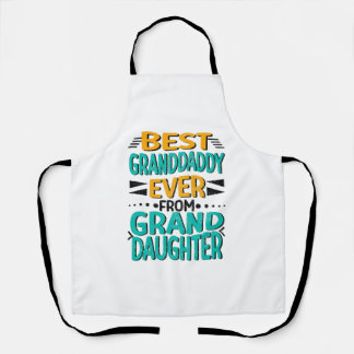 Beste Granddaddy je Großtochter, Orange Green Schürze