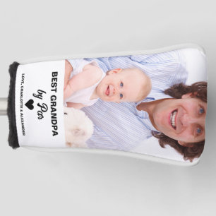 Beste GRANDPA nach PAR Custom Picture Vatertag Golf Headcover