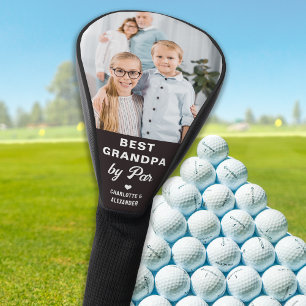 Beste GRANDPA nach PAR Custom Picture Vatertag Golf Headcover